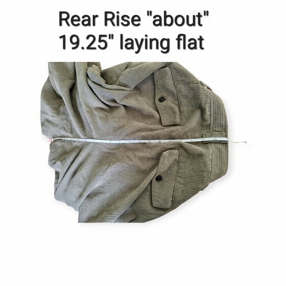 Madewell teal Curvy Corduroy High-Rise Tapered Pants size 12 EUC Fall Perfection - Picture 10 of 16